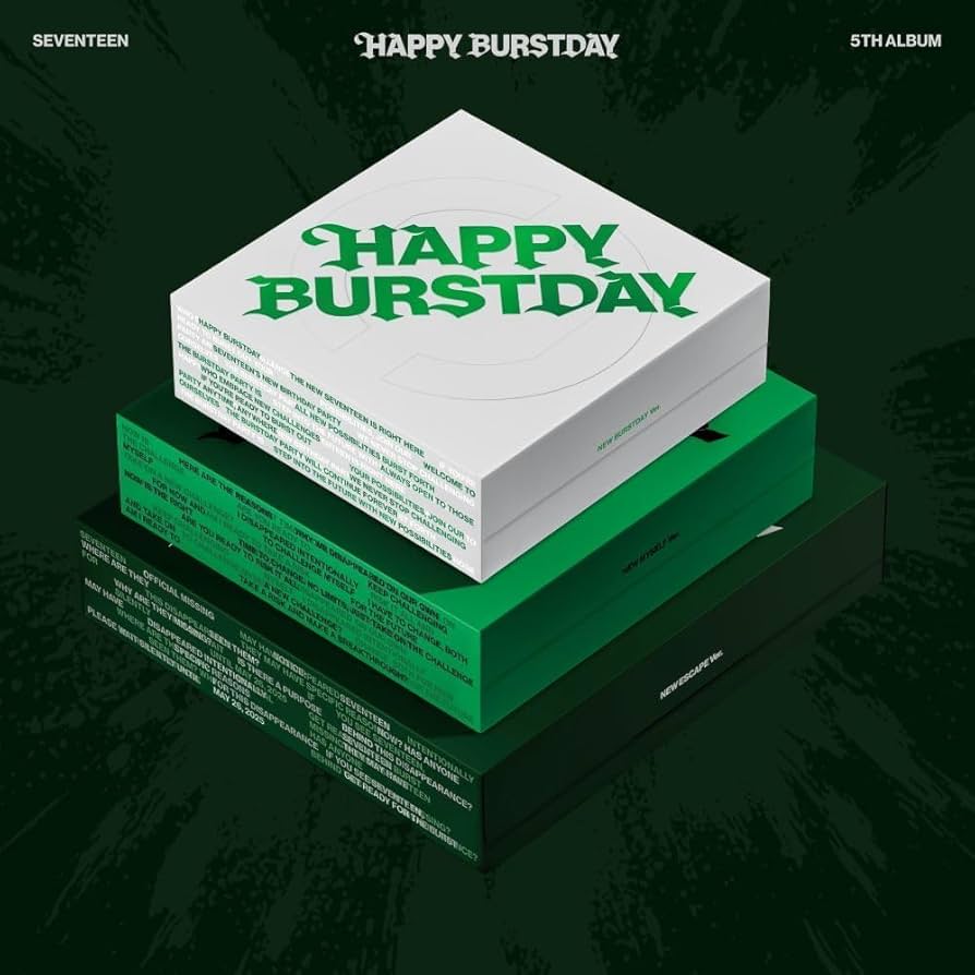 SEVENTEEN HAPPY BURSTDAY US EU エスクプス SEVENTEEN S.COUPS Official Photocard 'HAPPY BURSTDAY' Kpop